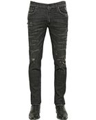 Dolce & Gabbana 17Cm Gold Fit Stretch Cotton Denim Jeans - Lyst