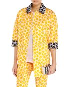 Love Moschino Floral Print Jacquard Coat - Lyst