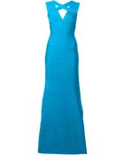 Hervé Léger 'Cathryn' Bandage Gown - Lyst