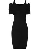 Donna Karan New York Cutout Cashmereblend Dress - Lyst