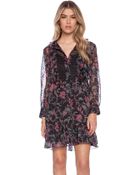 Anna Sui Rococco Pavillions Print Shirt Dress - Lyst