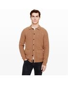 Club Monaco Cable Cardigan - Lyst