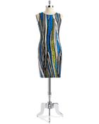 Chetta B Patterned Dress - Lyst