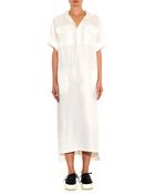 Raey Utility Textured Maxi Dress - Lyst