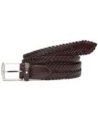 Tommy Hilfiger Leather Braided Belt - Lyst