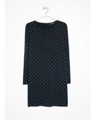 Mango Polka-Dot Jersey Dress - Lyst