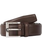 Barneys New York Leather Belt - Lyst
