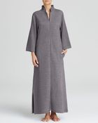 Natori Deco Zip Caftan - Lyst