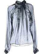 John Richmond Blouse - Lyst