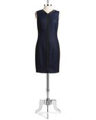 T Tahari Sheath Dress - Lyst