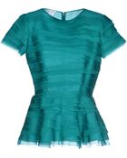 Oscar de la Renta Blouse - Lyst