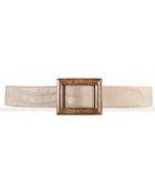 Ralph Lauren Alligator Trench-Buckle Belt - Lyst