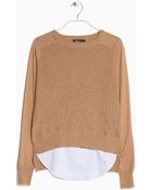Mango Silk Cashmere-Blend Sweater - Lyst