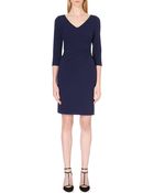 Diane von Furstenberg Bevin V-neck Stretch-crepe Dress - Lyst