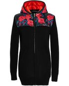 Thakoon Embroidered Wool-Knit Hooded Sweater - Lyst