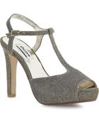 Dune Harlane Suede Platform T-Bar Heels - Lyst