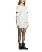 Patrizia Pepe Short Dress In Angora Blend Yarn - Lyst