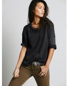 Free People Womens La Livin Timewarp Tee - Lyst