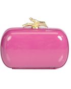 Diane von Furstenberg Lytton Patent Leather Clutch - Lyst