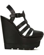 Nasty Gal Shoe Cult A Cut Above Wedge - Lyst