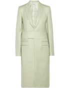 Givenchy Melton Wool-Blend Coat With Neoprene Detail - Lyst