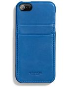 Coach Bleecker Leather Iphone 5 Molded Case Wallet - Lyst