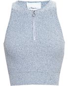 3.1 Phillip Lim Stretch Jersey Crop Top - Lyst