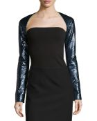 Donna Karan New York Long-Sleeved Sequin Shrug - Lyst