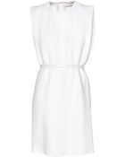Saint Laurent Crepe Dress - Lyst