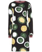 Marni Printed Crepe Dress - Lyst