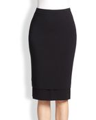 Donna Karan New York Layered Pencil Skirt - Lyst