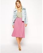 Asos Full Midi Skirt - Lyst