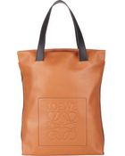 Loewe Contrast-Handle Shopper Tote - Lyst