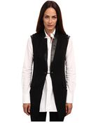 Balmain Wool Vest - Lyst