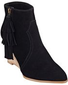 Nine West Retrolook Suede Booties - Lyst