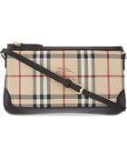 Burberry Checked Leather Shoulder Bag - Lyst