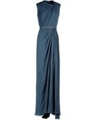 Elie Saab Long Dress - Lyst