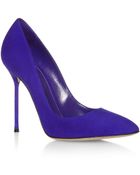 Sergio Rossi Chichi Suede Pumps - Lyst