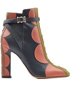 Valentino Carmen Leather Ankle Boots - Lyst