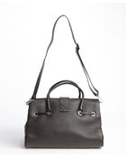 Jimmy Choo Black Studded Leather 'Rosalie' Convertible Satchel - Lyst