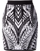 Balmain Knit Skirt - Lyst