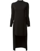 Rick Owens Dropped Hem Sweater - Lyst