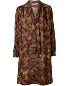 Yves Saint Laurent Vintage Printed Dress - Lyst