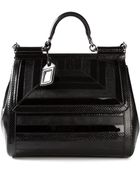 Dolce & Gabbana Medium Sicily Tote - Lyst