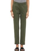 Band of Outsiders Contrast-Cuff Cropped Pants - Lyst