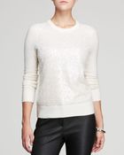 Kate Spade Sequin Front Sweater - Lyst