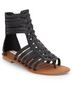 Steve Madden Grete Strappy Faux Leather Sandals - Lyst