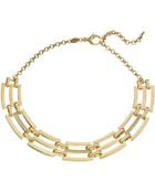 Fossil Geo Collar Statement Necklace - Lyst