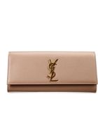 Saint Laurent Monogramme Clutch Pelle Grain De Poudre - Lyst