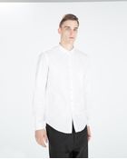 Zara Plain Oxford Shirt - Lyst